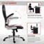 Latitude Run® Adjustable Faux Leather Swiveling PC & Racing Game Chair in Red