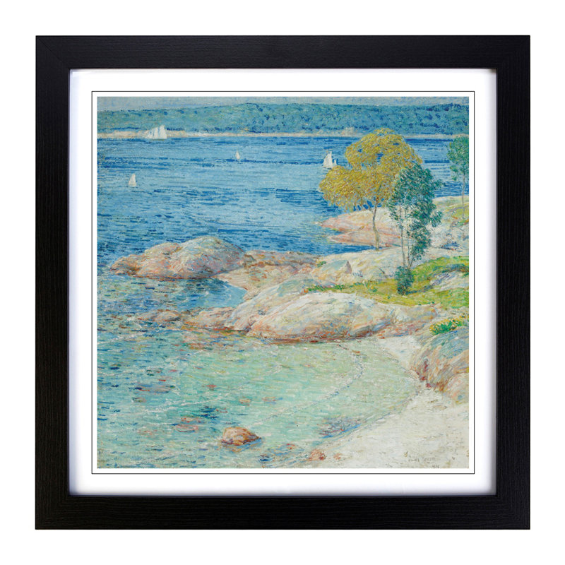 Childe Hassam - Single Picture Frame Painting, Black