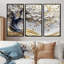 Ensemble de fleurs de cerisier blanches et bleues-107212727-107212730