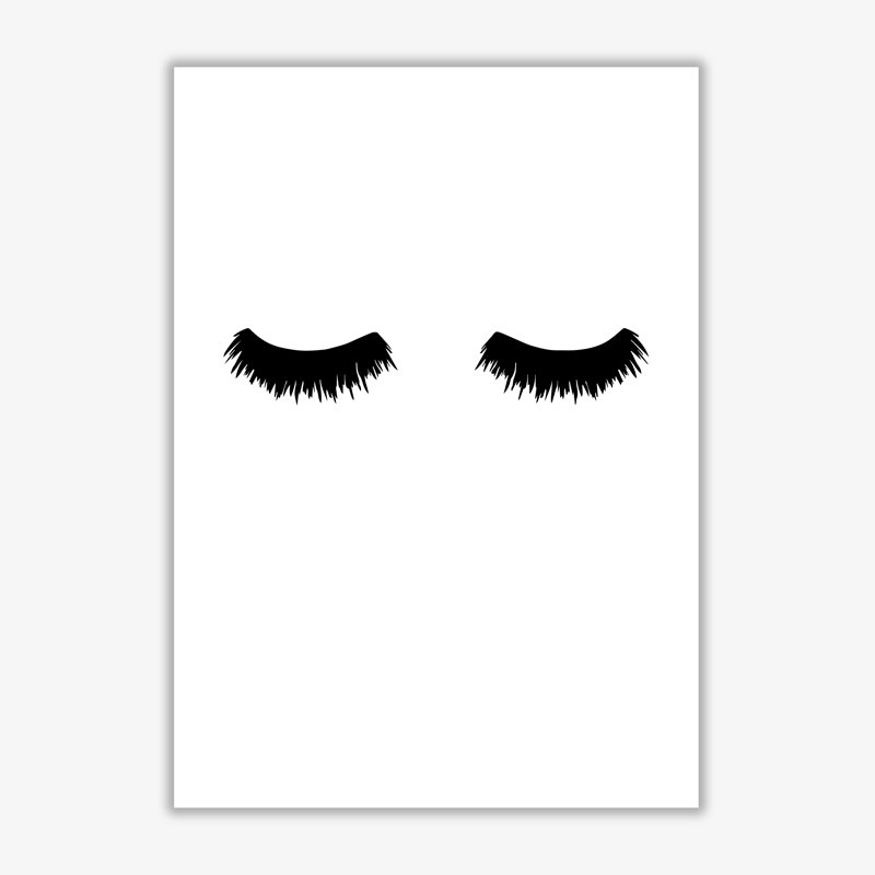 Lashes - Painting, No Frame, 42 cm H x 30 cm W x 1 cm D