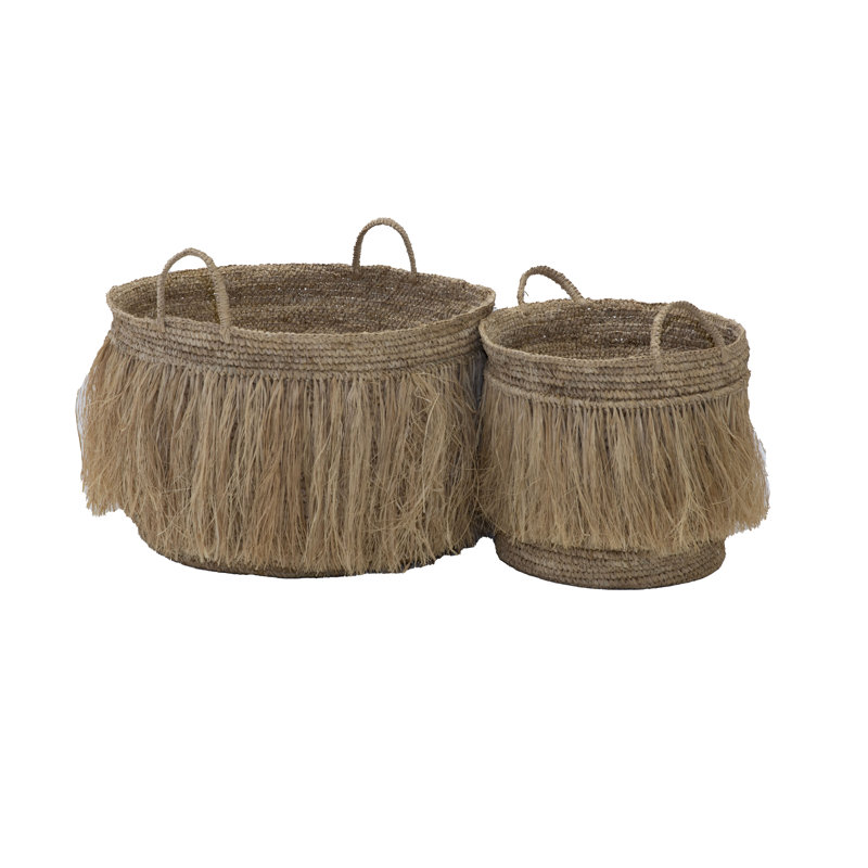 Bloomsbury Market Seagrass Decorative Basket