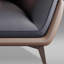Chaise d'appoint moderne et décontractée