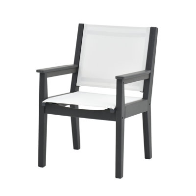 NANTUCKET Dining Chair HDPE Sling by Latitude Run