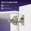 Meuble-lavabo Heywood avec lavabo en céramique, 3 tiroirs, portes et poignées à fermeture en douceur-1432708817