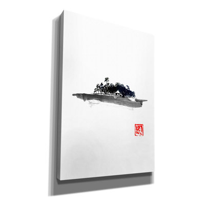 'Ile 02' by Pechane, Canvas Wall Art