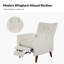 Fauteuil inclinable Amaurie Tacho avec dossier capitonné-1226636066