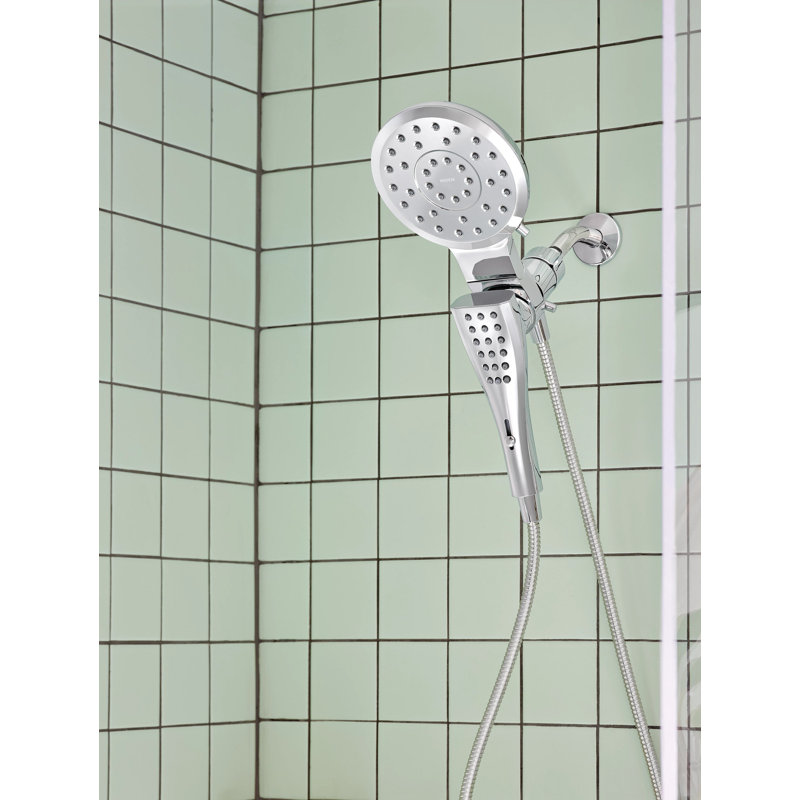Verso 2.5 GPM Rainshower/Handshower Combination with Infiniti Dial and Magnetix Docking, Chrome