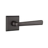 Cimarron Flat Privacy (Bed & Bath) Door Lever with Square Rosette