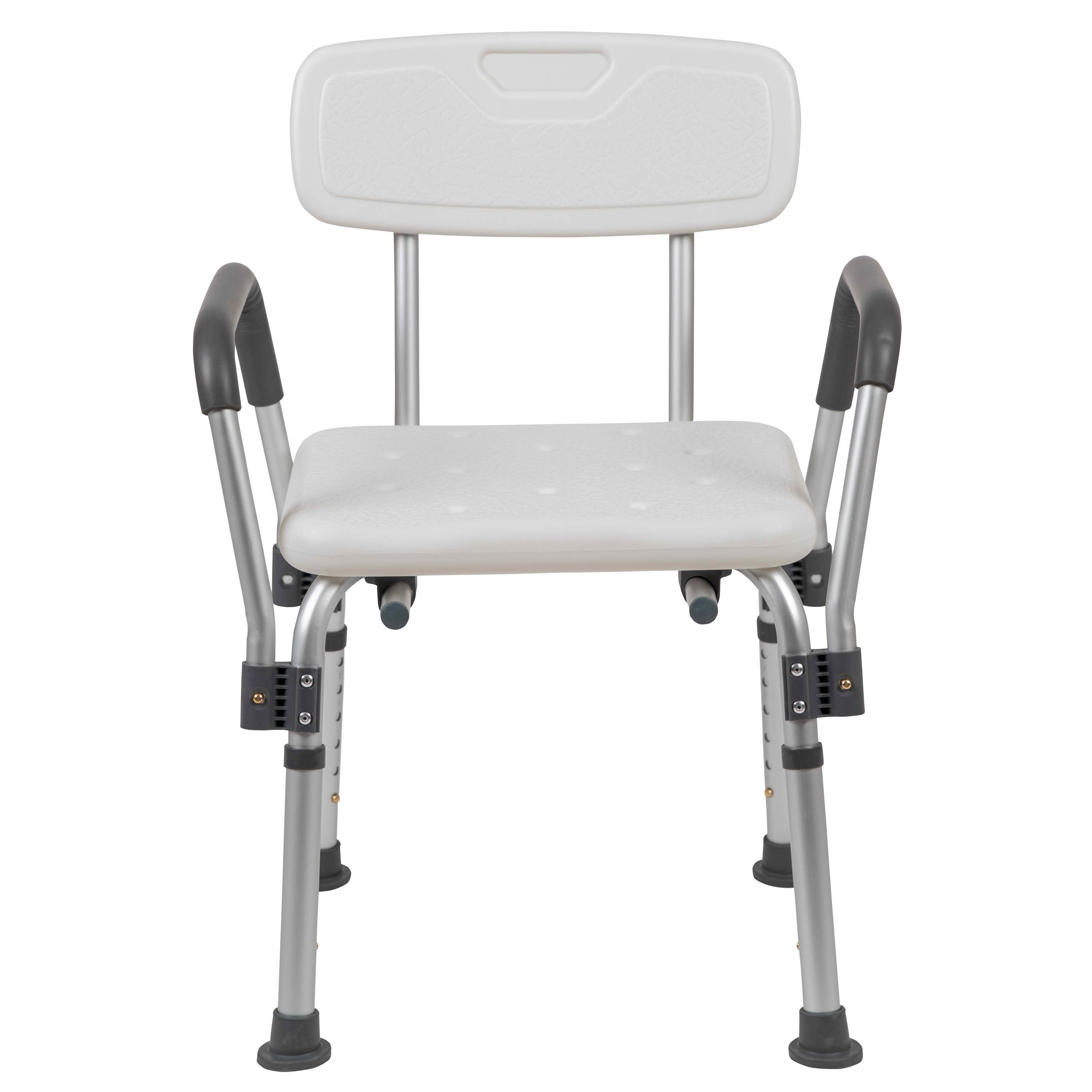 Drive Medical White Plastic Freestanding Shower Chair in the Shower Seats  department at