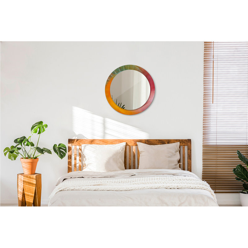 Huldar Glass Flat Wall Mirror