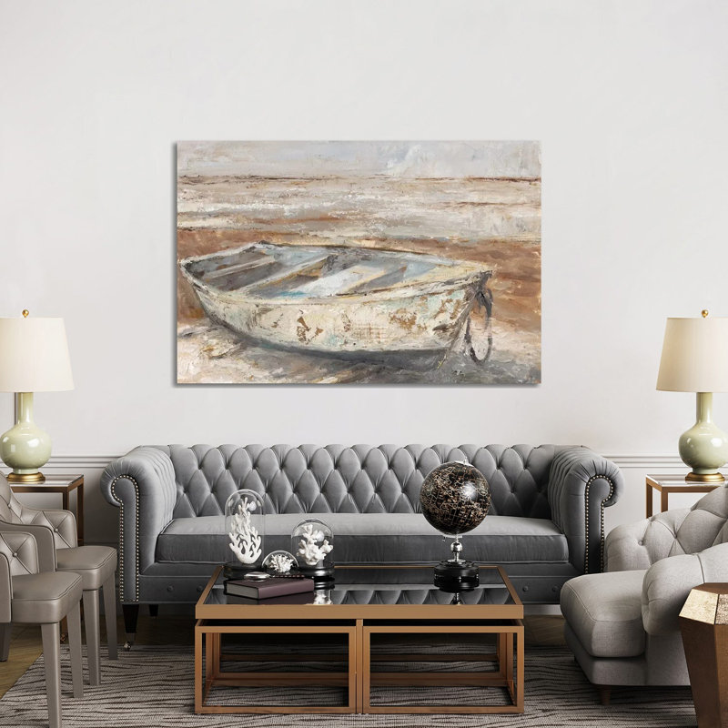 Weathered Rowboat I by Ethan Harper - Wrapped Canvas Print, 152.5 cm H x 101.5 cm W