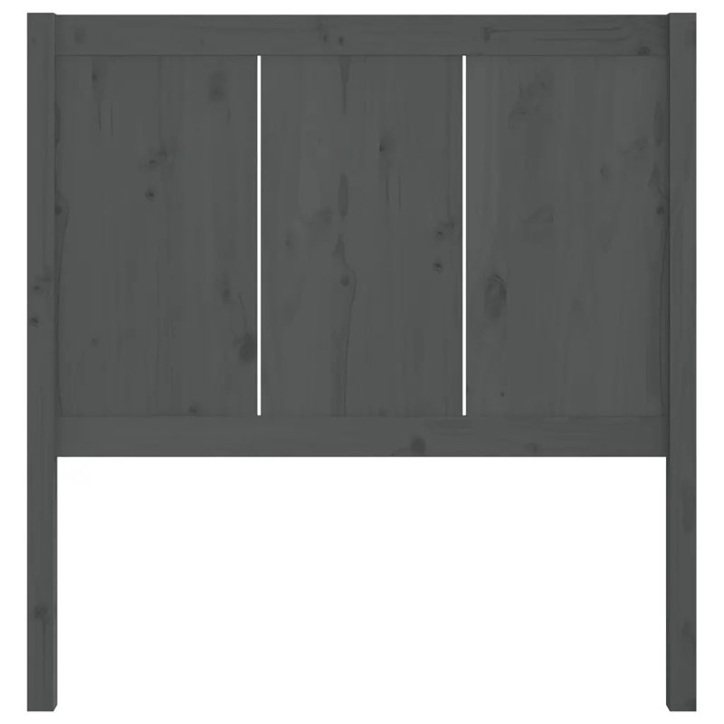 Kathey Solid Wood Headboard, Grey, Single (3')