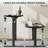 Ergonomic Home Office Height Adjustable Standing Desk Whole-Piece Desktop with Hooks-2078301885-2078301873-2078301872