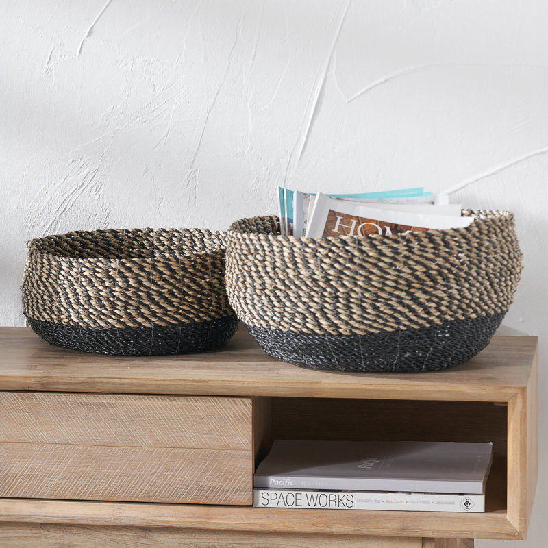 Hand Woven Seagrass Laundry Hamper