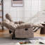 Canapé inclinable manuel moderne et ultra doux de 61,8 po de largeur Edilmar-1722693996