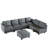 Edorta Upholstered U-Shaped Sectional-1244759234