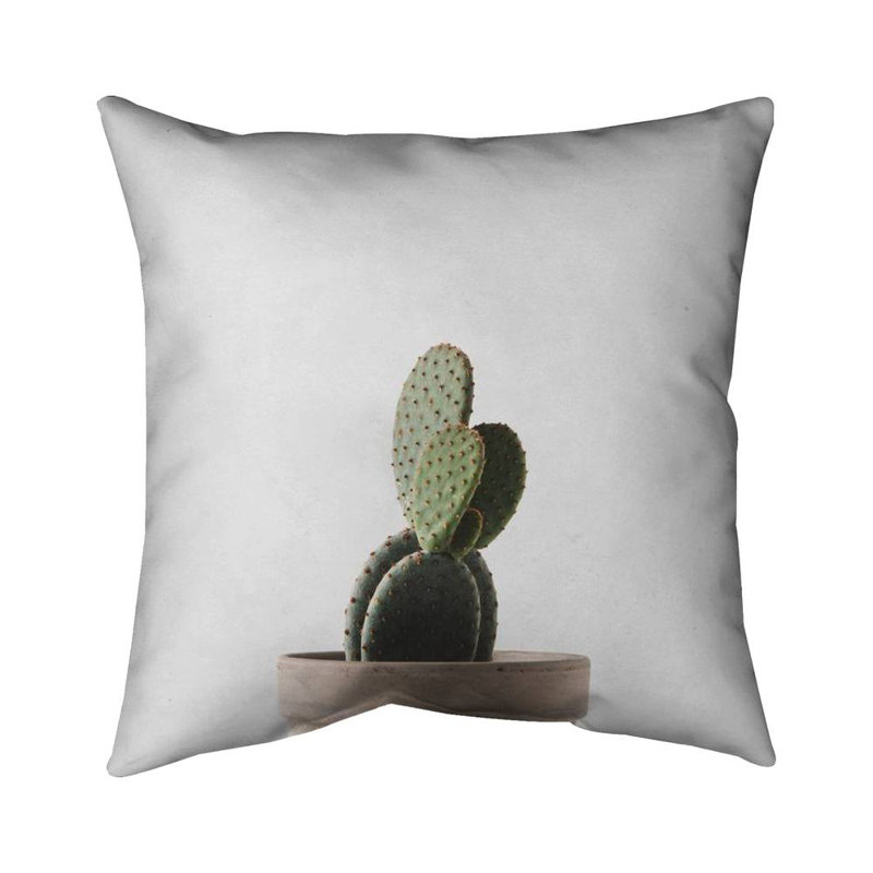 Potted Cactus - Hygge Botanical Throw for Cozy Home Decor