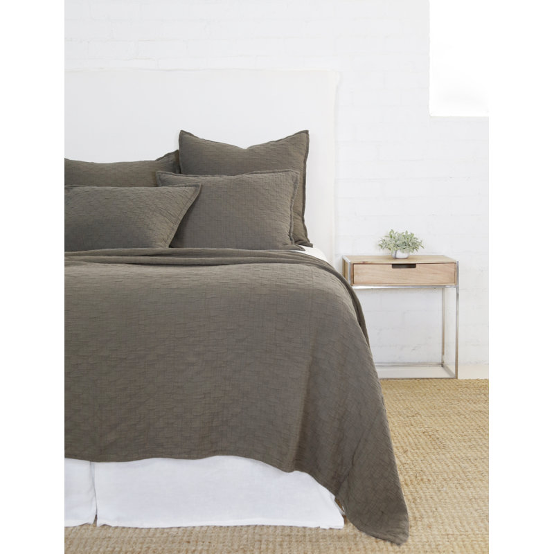 Ojai Coverlet, Pebble, Twin Coverlet