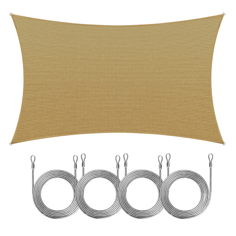 Voile d'ombrage Amgo, Tanné, 10 pi x 20 pi