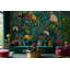 Décoration murale amovible motif sarcelle tropicale foncé-129446607-129446611