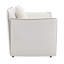 Chaise en chenille beige avec oreiller Yolanda