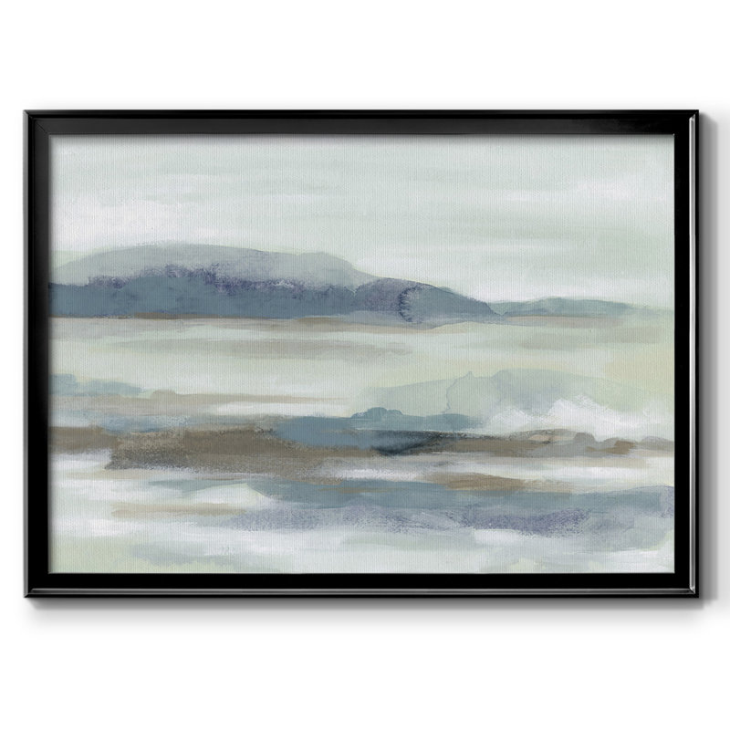 " Soft Shores II ", Black, 26" H x 38" W x 1.5" D