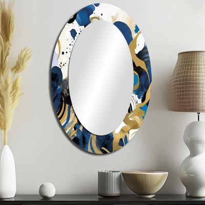 Longino - Miroir abstrait en métal