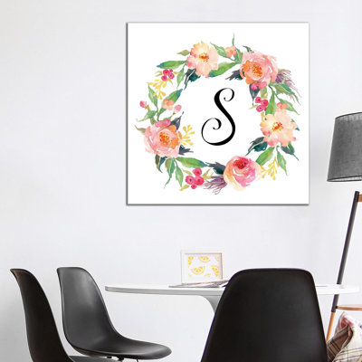 S (Initial) - Painting on Canvas