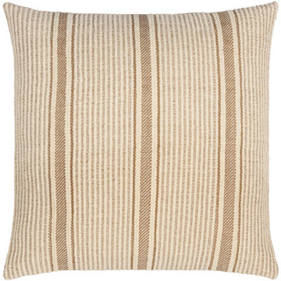 Striped Cotton Throw Pillow