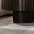 43.5'' Modern Oval Wooden Olive-shaped Coffee Table With Solid Wood Fluted Design For Living Room-687536418-679183152