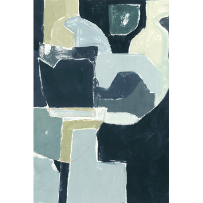 Blue Note I by Rob Delamater - Wrapped Canvas Print
