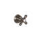 Strom Living Traditional Volume Shower Control Value with Escutcheon and Cross Handle in Polished Nickel