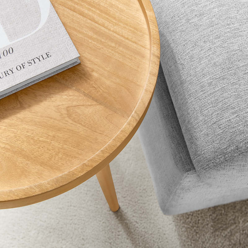 Modway Chiro End Table, Natural