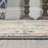 Keesha Bold Distressed Medallion Low-Pile Machine-Washable Blue/Cream Rug-965308622