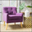 Fauteuil de style Mid-Century moderne avec un rembourrage confortable et un design élégant, parfait pour les salons et les bureaux à domicile.