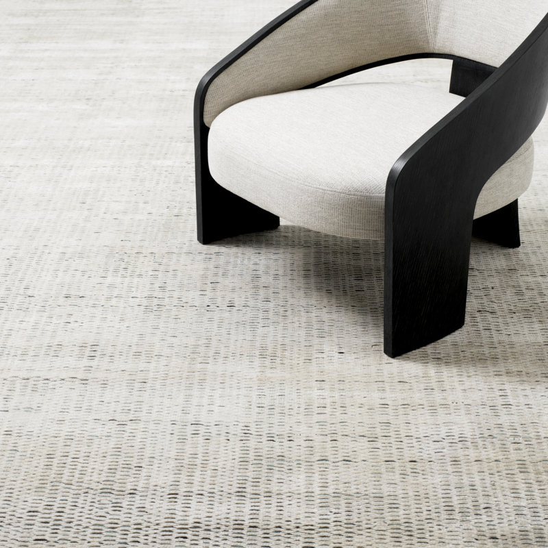 Rug Langdon Gray White, Rectangle 6'7'' x 9'11''