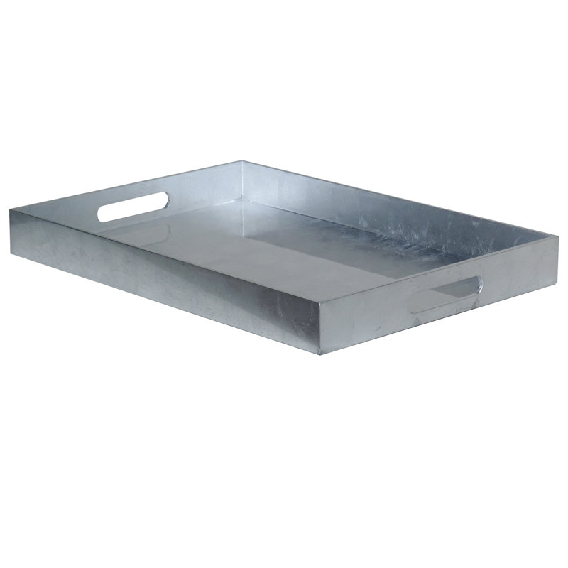 Plateau de service Mae, H 1,75 p ox l 14,15 po x P 11 po, Argent
