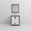 Meuble-lavabo blanc 30 po X P 22 po P, comptoir en marbre de culture, ensemble de robinet et robinet de 28 po Miroir-1482754756