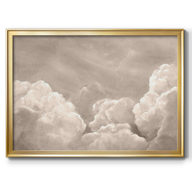 Painted Clouds II, reproduction d'art sur toile, H 14 po x l 20 po x P 1,5 po, Or