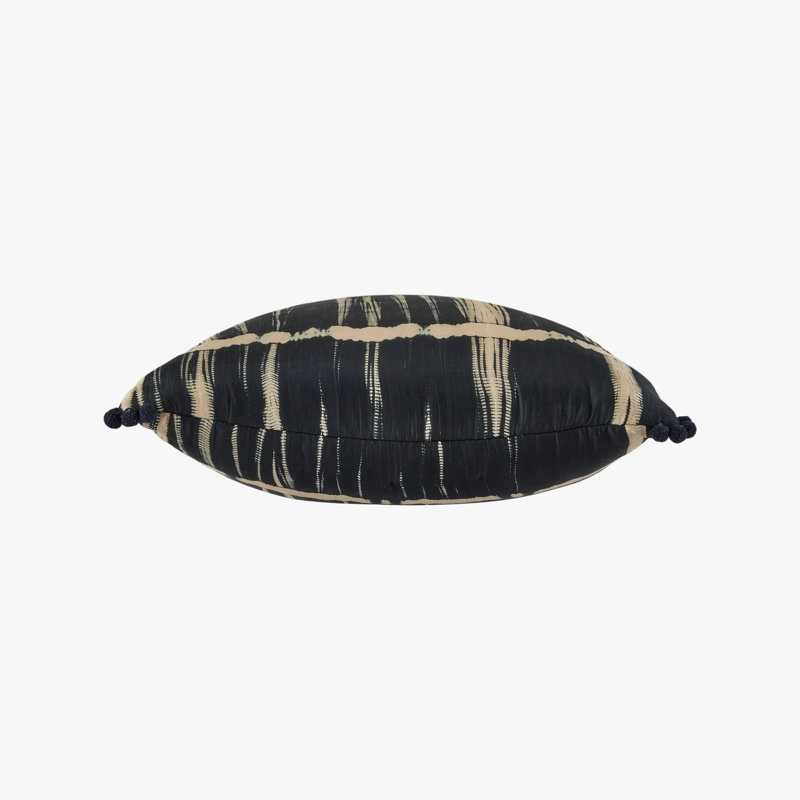 Indigo Seas Shibori Waves Pillow Cover & Insert