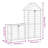 Andrees 3 ft. W x 2 ft. D Wooden Overlap Apex Garden Shed-722158196