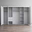 Armoire 117,3 "avec 1 miroir Aria-87967744