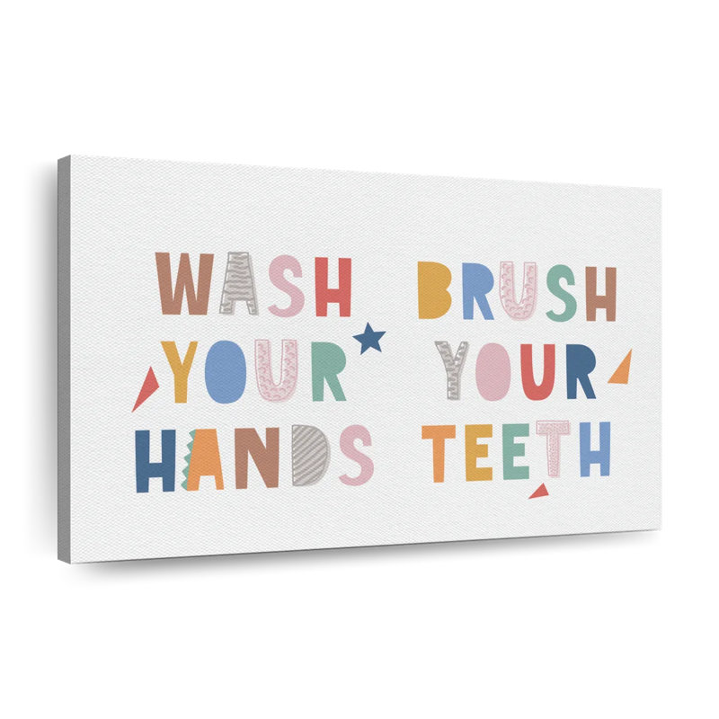 «Nursery Wash and Brush», reproduction sur toile, H 32 po x l 48 po x P 1,25 po