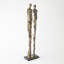 Abstract Couple Sculpture-Brass