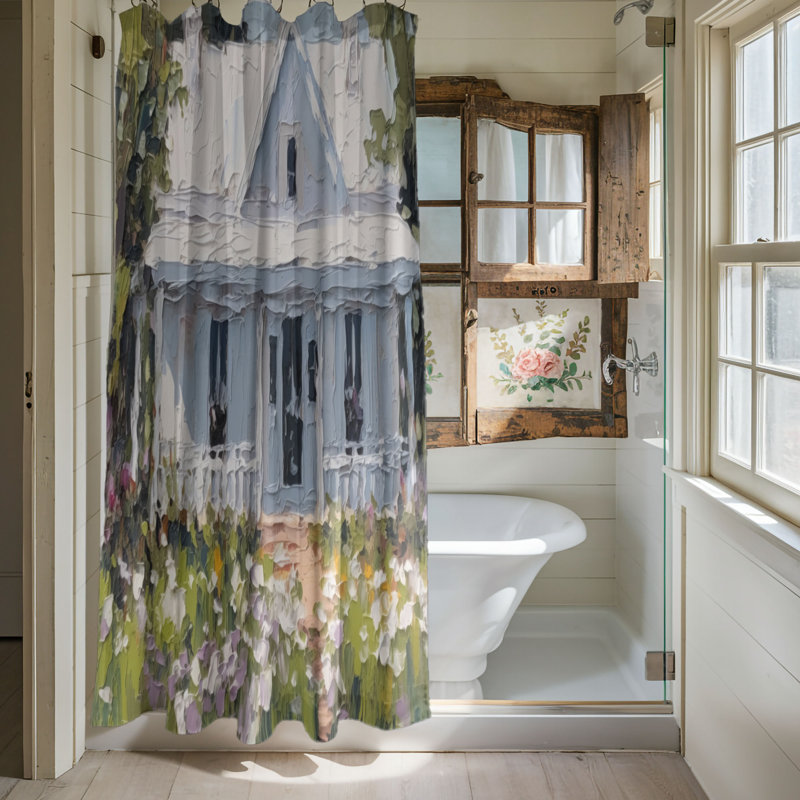 Rideau de douche Formela, H 74 po x l 71 po