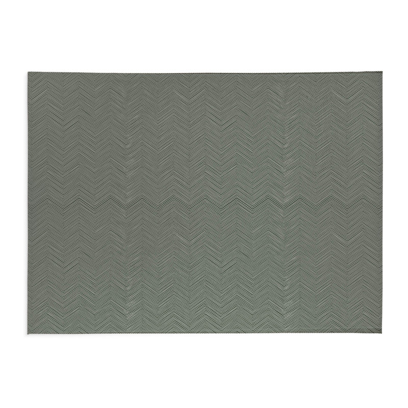 Chevy Thin Non-Slip Outdoor Rug, Rectangle 5' x 7'
