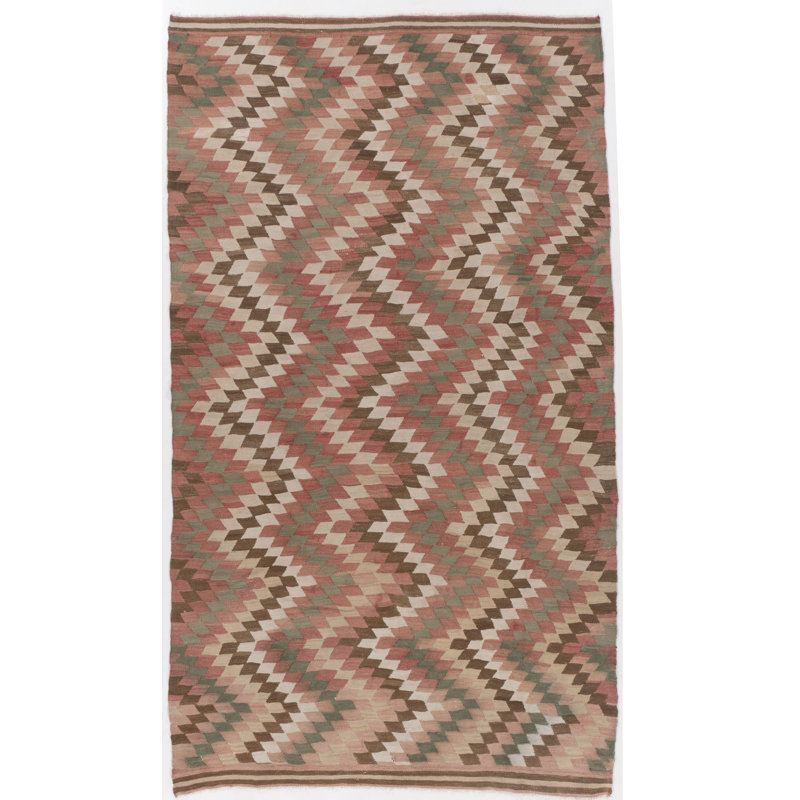 One-of-a-Kind 5'5" X 9'2" Flatweave Area Rug