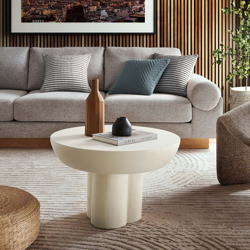 Table basse Modway Caspian, Blanc