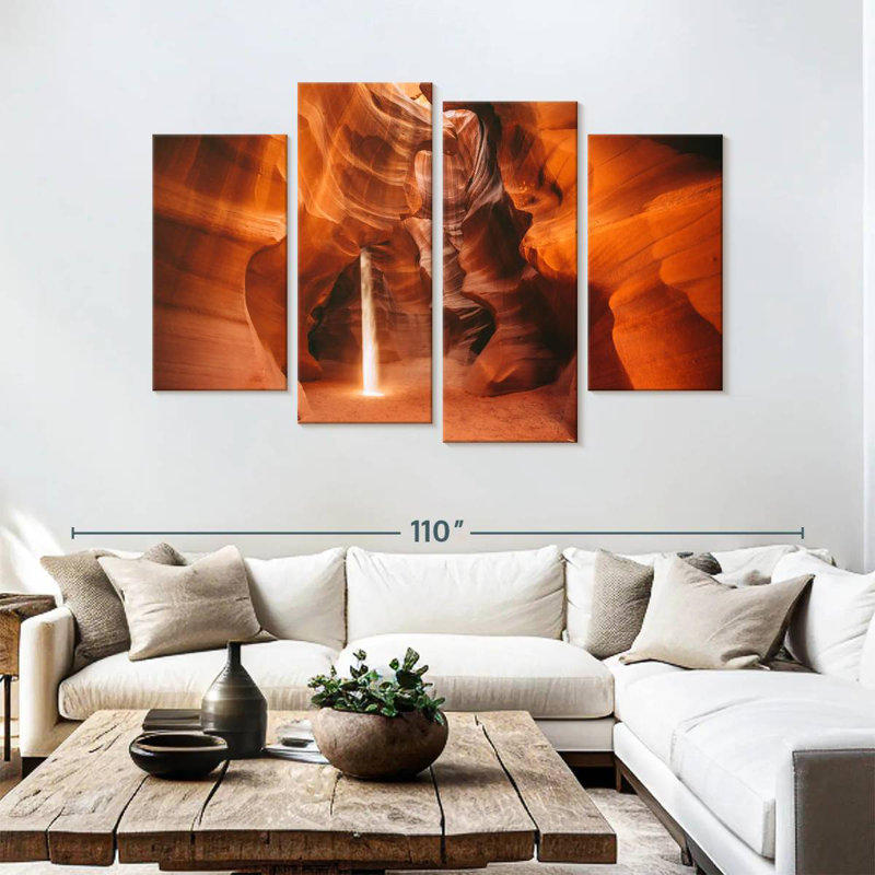 Alvord Antelope Canyon Sunray, 54" H x 84" W
