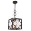Luminaire suspendu carré 4 lumières Angelo-23078180-23078181